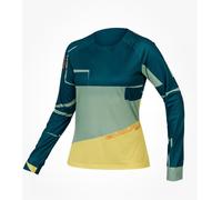 Endura Long Sleeve MT500 L/S Print Tee LTD Women Deep Teal Endura Cycling s