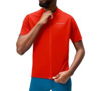 Endura Loop Mens Cycling Jersey Red Short Sleeve Reflective Lightweight Top