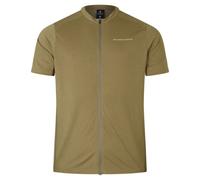 Endura Loop Short Sleeve Zipped Cycling Jersey - Tweed Green / 3XLarge