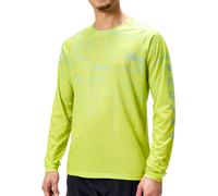 Endura Marble LTD Mens Cycling Jersey Green Printed Long Sleeve Lightweight Top