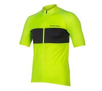 Endura Mens FS260 Pro Short Sleeve Jersey II Hi Viz Yellow S