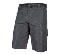Endura Men's Hummvee Cycling Shorts with Liner | Detatchable Liner | Urban and Trail Shorts | Padded Comfort | Cargo Storage | Clickfast Shorts, Anthracite, 2XL