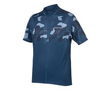Endura Men's Hummvee Ray Short Sleeve Cycling Jersey II |Rapid Wicking | Recycled Fabric | Back Pockets