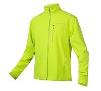 Endura Hummvee Waterproof Cycling Jacket | MTB Jacket | Zip Pockets | Breathable | Ventilated | Durable Jacket, Yellow, S