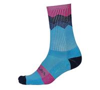 Endura Men's Jagged Cycling Socks (1 Pack) | Road Cycling Socks | Breathable | Performance Fabric, Electric Blue, S-M