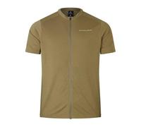 Endura Men's Loop Zipped Short Sleeve Jersey, Tweed Green, XL