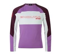Endura MT500 Burner Lite Long Sleeve Jersey Lilac White - XL