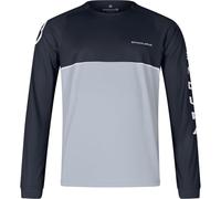 Endura - Core Printed L/S Tee - Cycling jersey size XL, blue/grey