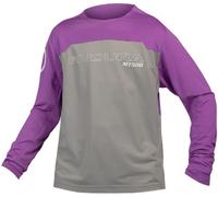 Endura MT500 Burner Kids Long Sleeve Jersey Thistle