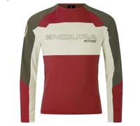 Endura Mt500 Burner Lite Long Sleeve Enduro Jersey Red L Men