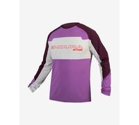 Endura MT500 Burner Lite Long Sleeve Jersey Lilac White - XL