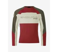 Endura MT500 Burner Lite long sleeve Jersey red dark green - M
