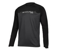 Endura MT500 Burner Long Sleeve Cycling Jersey - Black / Small