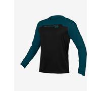 Endura Mens MT500 Mountain Cycling Jersey Burner Long Sleeve Barra Blue, Medium