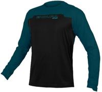 Endura Mt500 Burner Long Sleeve Enduro Jersey Blue S Men