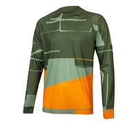 Endura MT500 MTB LS Print Tee LTD Olive Green