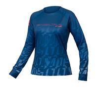 Endura MT500 Print LTD Women's LS Jersey Blueberry