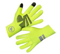 Endura FS260-Pro Nemo II Full Finger Cycling Gloves Yellow Waterproof Reflective