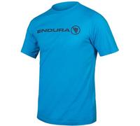 Endura One Clan Light Short Sleeve Cycling Tech Tee HiViz Blue