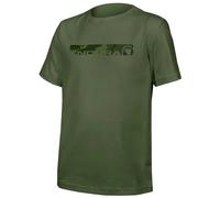 Endura One Clan Organic Kids SS Tee Camo Olive Green