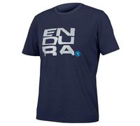 Endura One Clan Organic SS Tee Stacked Ink Blue