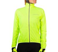 Endura Pakajak Womens Cycling Jacket Yellow Windproof Reflective Hi Vis Bike