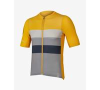 Endura Pro SL Race Short Sleeve Jersey Yellow Mustard Grey - L
