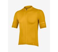 Endura Pro SL Mens Cycling Jersey Yellow Short Sleeve Reflective Breathable Top