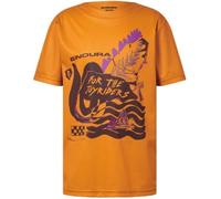 Endura SingleTrack Core Kids Short Sleeve Cycling Tech Tee Orange