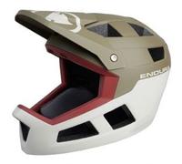 Endura Singletrack Full Face Helmet Tweed Green 2025