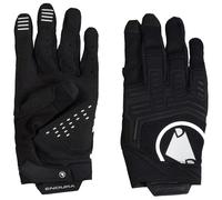 Endura Singletrack II Full Finger Cycling Gloves Black Fingerless Padded Bike