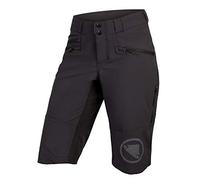 Endura Singletrack II Womens Baggy Cycling Shorts Black Bike Ride Short Ladies