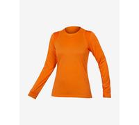 Endura SingleTrack Long Sleeve Jersey Orange Women - XS