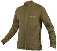 Endura SingleTrack Long Sleeve Thermal Cycling Jacket Dark Green/Green