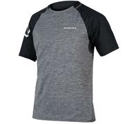 Endura SingleTrack Mens Cycling Jersey Grey Short Sleeve MTB Mountain Top