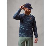 Endura Singletrack Print long sleeve jersey charcoal grey - S