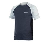 Endura SingleTrack Short Sleeve Mens Cycling Jersey - Blue - 2XL