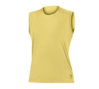 Endura Singletrack Sleeveless T-shirt Yellow L Woman