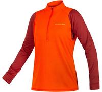 Endura Singletrack Full Zip Sweatshirt Orange XL Woman XL Paprika
