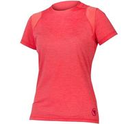 Endura Singletrack Short Sleeve T-shirt Red L Woman L Punch Pink