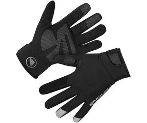 Endura Strike Full Finger Cycling Gloves Black Waterproof Padded Reflective Bike