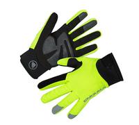 Endura Strike Waterproof Gloves | Cycle to Work | Warm and Dry Handwarmers Gloves, Yellow, XS