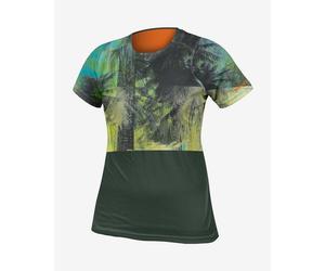 Endura Tropical Limited Edition Short Sleeve Jersey Blue Yellow Green Women - S