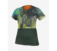 Endura Tropical Limited Edition Short Sleeve Jersey Blue Yellow Green Women - XS