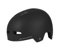 Endura PissPot BMX Cycling Helmet | Lightweight Construction | External Vents | Micro-Adjustment Fit Helmet, Black, L-XL