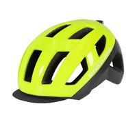 Endura Urban Luminite Cycling Helmet with USB Rechargable LED Light | Cycle to Work | Commuting Helmet | Night Cycling Helmet, Yellow, L-XL
