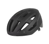 Endura Unisex Adult Xtract Cycling Helmet | Moulded Construction | Road | Breathable | Adjustable Helmet, Black, S-M