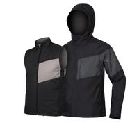 Endura Urban Luminite II Mens 3-in-1 Waterproof Jacket w/ Detachable Inner Gilet