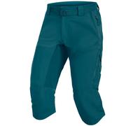 Endura Womenâs Hummvee 3/4 Short with Liner - Deep Teal / XSmall
