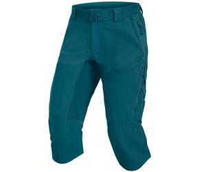 Endura Womenâs Hummvee 3/4 Short with Liner - Deep Teal / XSmall